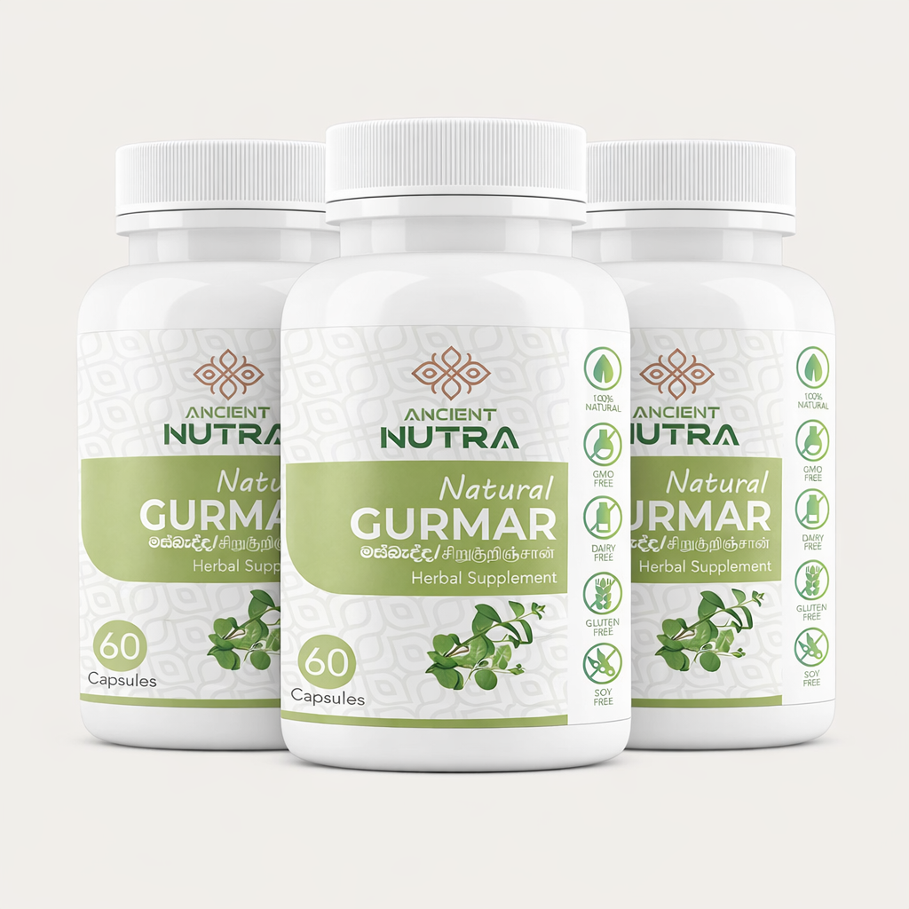 Ancient Nutra Gurmar 3-month supply, three bottles